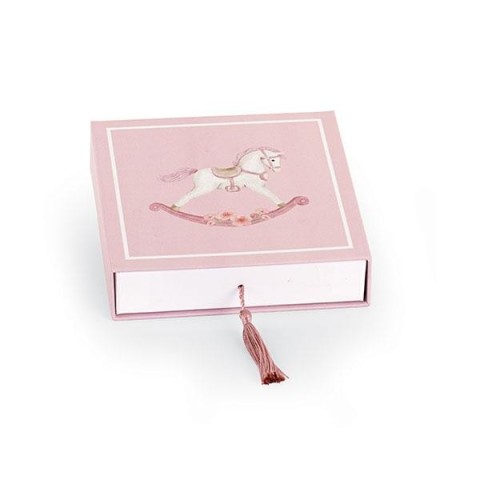 SCATOLA CAVALLINO 12X12X4CM RO